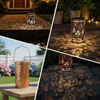 Hummingbird Solar Lantern Set, Charming Backyard Lighting