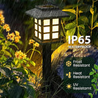 10-Pack Solar Landscape Lights for Driveway