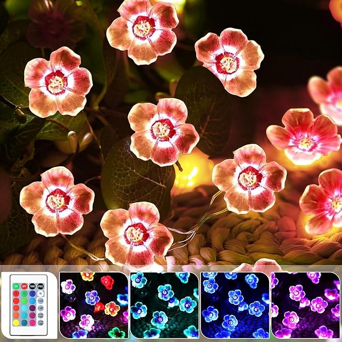13ft LED Patio String Lights, Waterproof Outdoor