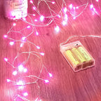5ft Christmas LED String Lights, Waterproof Timer Lights