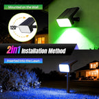 4-Pack Solar Spotlights, Waterproof Yard LED