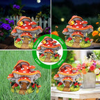 Mushroom Solar Lawn Figurine Light, Waterproof