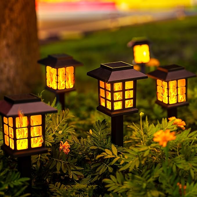 Solar Driveway Path Lights 12-Pack, Waterproof