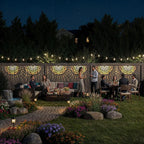 Solar Step Lights 6-Pack, Waterproof Wall