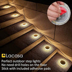 Solar Dock Lights 4-Pack, Waterproof LED