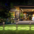 Solar Driveway Path Lights 6-Pack, IP65 Waterproof