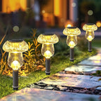 Warm White Solar Pathway Lights 16-Pack, Yard LED