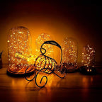 4-Pack 16ft Christmas LED String Lights, Waterproof Timer Lights