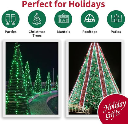 Christmas String Lights, Waterproof Twinkle Lights