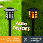 8-Pack Solar Path Lights, Outdoor Garden LED