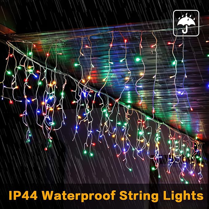 Christmas String Lights, 33ft 400 LED Waterproof Twinkle Lights