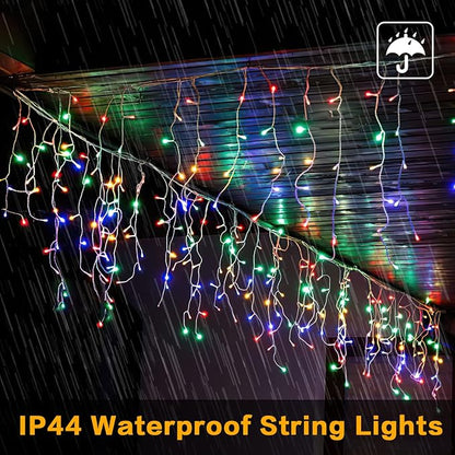Christmas String Lights, 33ft 400 LED Waterproof Twinkle Lights