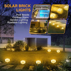 6-Pack Solar Path Lights, Outdoor Yard LED