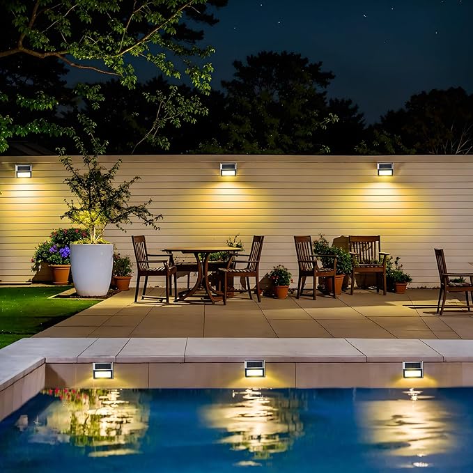Solar Patio Lights 6-Pack, LED