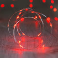 10ft Red String Lights for Backyard, Waterproof LED