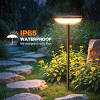 2-Pack Solar Path Lights, Outdoor Walkway LED