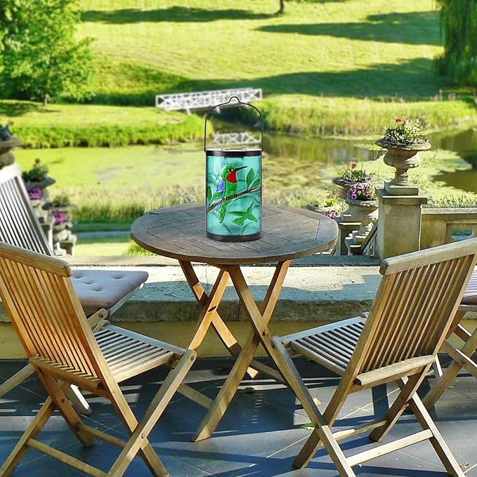 Solar Bird Lanterns, Yard Hanging LED Decor