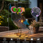 Owl Solar Lawn Figurine Light, Waterproof