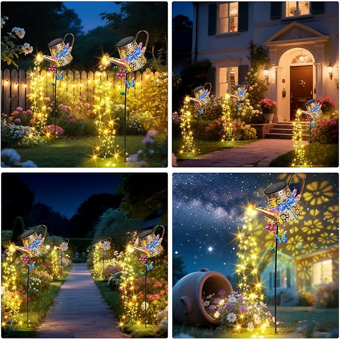 Solar Pathway Lights, Waterproof LED Yard Lights