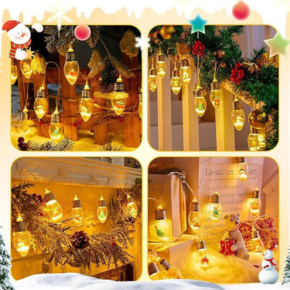 Christmas Patio String Lights, 5ft Waterproof