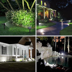 52 LED Solar Garden Spotlights 10-Pack, LED