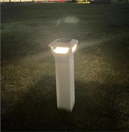 Brighticonic Solar Post Cap Lights Outdoor for 4x4, 3x3 – Auto On/Off Post Lights Solar Powered - Easy Install, IP65 Waterproof Deck & Fence Lights – Long Lasting Battery – 120 Lumen, CoolWhite - 2pck