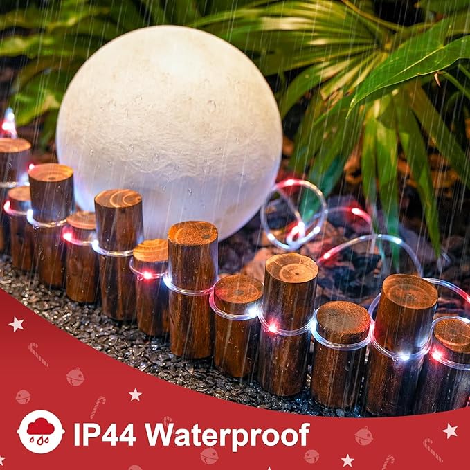66ft LED Rope Lights, Remote Control Color-Changing