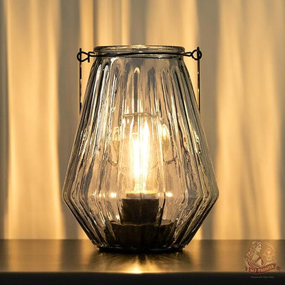 Battery Operated Lamp Hanging,Cordless LED Table Lamp with Timer, Decorative Lantern Lights Outdoor Indoor Decor for Patio/Home/Hallway/Deck/Spareroom/Bedroom/Tabletop/Fireplace/Vintage Style (Blue)
