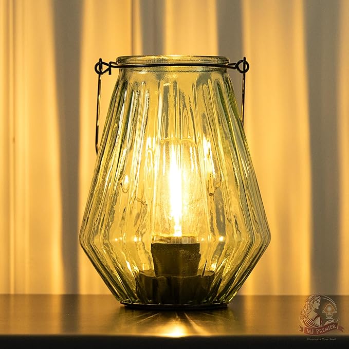 Courtyard Solar Lantern Set, Decorative Garden Lighting