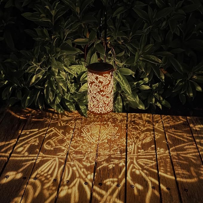 Classic Cardinal Solar Lanterns for Garden, Waterproof LED