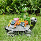 Solar Frog Statue Light, Yard Decor