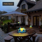 Blue Solar Pathway Lights, Driveway LED