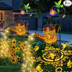 Solar Hummingbird Lanterns, Garden Hanging LED Decor