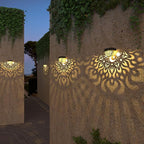 6-Pack Black Sleek Solar Stair Lights, Outdoor LED