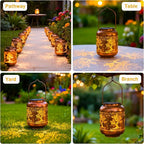 Solar Garden Lanterns, Garden Hanging LED Decor