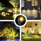 Solar Yard Spotlights, Waterproof