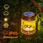 Backyard Solar Outdoor Lanterns, Classic Waterproof LED