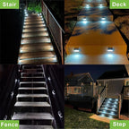 Bright Solar Wall Lights 12-Pack, LED