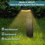2-Pack Solar Path Lights, Outdoor Yard LED