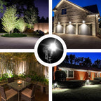 Solar Garden Spotlights, Waterproof