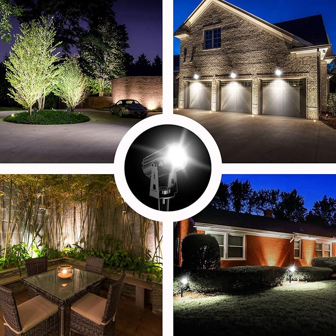 Solar Garden Spotlights, Waterproof