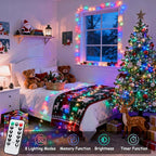 Christmas Fairy Lights, 33ft 100 LED Battery Twinkle Lights