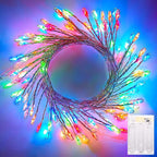 Christmas Porch String Lights, 120 LED Waterproof