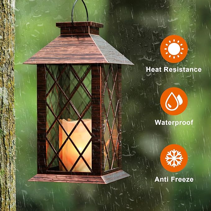 Hanging Solar Hanging Lanterns, Classic Outdoor Decor