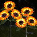 2-Pack Solar Pathway Lights, Waterproof LED Garden Lights