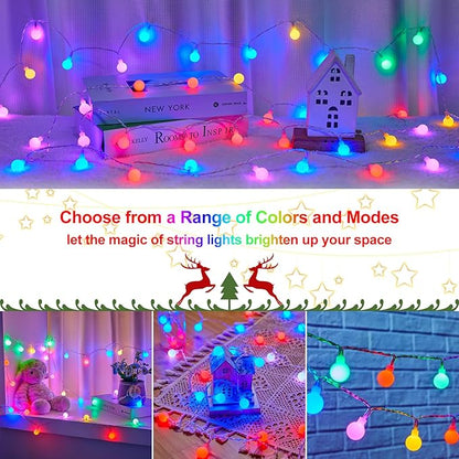 Yard String Lights, 21ft Weatherproof LED