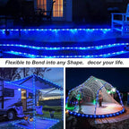 66ft LED Rope Lights, Remote Control Color-Changing