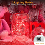 30-Pack 20 LED Christmas Twinkle Lights, 7ft Waterproof for Backyard