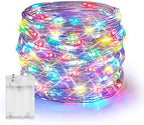 60 LED Christmas Twinkle Lights, 20ft Waterproof for Backyard