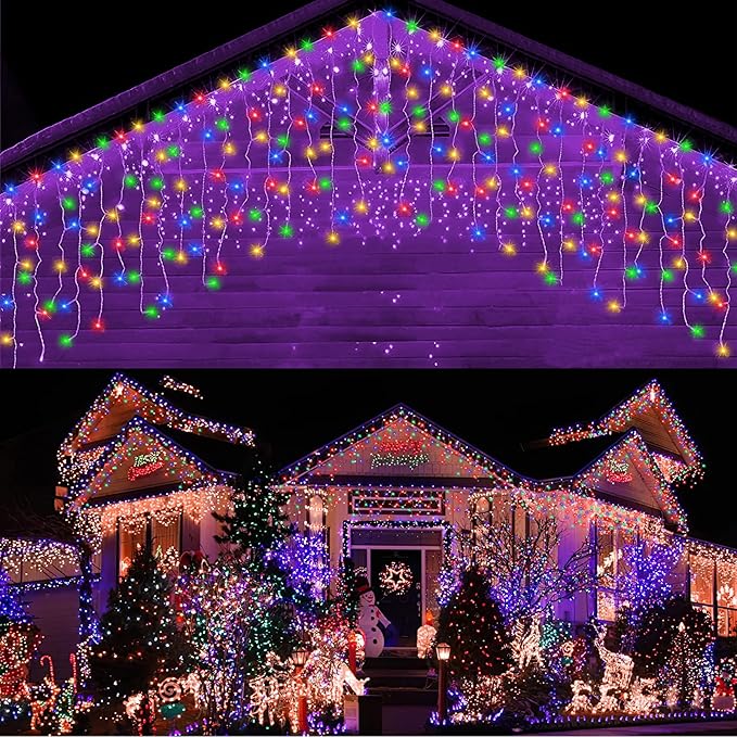 Christmas String Lights, 33ft 400 LED Waterproof Twinkle Lights